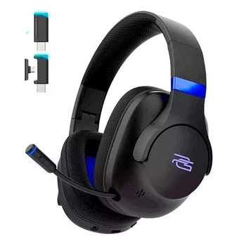 Ігрові бездротові навушники Proove Gaming Bliss Pro з мікрофоном та LED RGB підсвічуванням геймерська гарнітура (GHBLP0010001) Black