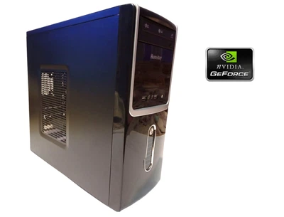 ПК Б-клас HuntKey Tower / AMD Athlon II X3 450 (3 ядра по 3.2 GHz) / 8 GB DDR3 / 64 GB SSD + 250 GB HDD / nVidia GeForce 7600 GS, 512 MB DDR2, 128-bit / Win 7 б/в