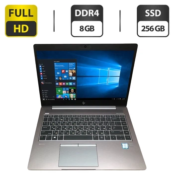 Мобильная рабочая станция Б-класс HP ZBook 14 G5 / 14" (1920x1080) IPS / Intel Core i5-8350U (4 (8) ядра по 1.7 - 3.6 GHz) / 8 GB DDR4 / 256 GB SSD / Intel UHD Graphics 620 / WebCam б/у