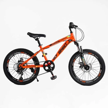 Детский спортивный велосипед 20" дюймов Corso SPIRIT 20458 стальная рама Shimano 7 скоростей. Orange (162826)