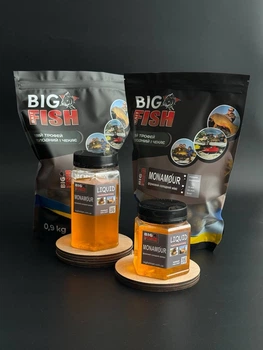 Ліквід Big Fish Baits monAmur (Фірмовий сладкий аромат, PVA friendly - mokalka), 250 мл,БФБр007