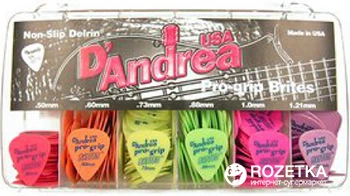 Медиаторы D'Andrea PGB351 ProGrip Brites 360 шт (17-20-9-7)