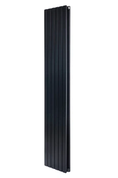 Дизайнерский вертикальный радиатор отопления ARTTIDESIGN Terni II 6/1800/354/50 чёрный матовый TR II.6.180.35.5.B