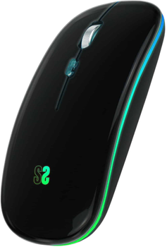 Мышь ​SUBBLIM Dual Flat LED Wireless Black (SUBMO-LDFLAT1)
