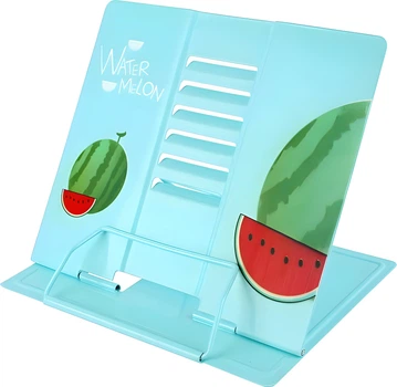Підставка для книг металева VGR Watermelon блакитна (Я77748_VR2032-2)