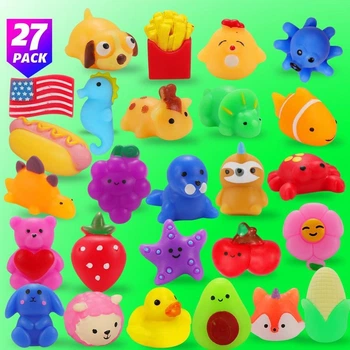 Антистрес Сквіші Squishies в кробі 27 штук