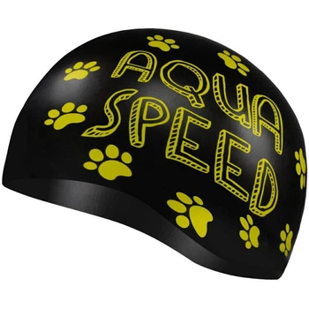 Шапка для плавания KIDDIE Aqua Speed 142-07 черный, OSFM