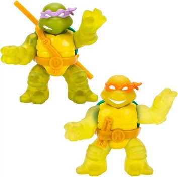 Набор фигурок Гуджитсу Черепашки ниндзя Goo Jit Zu Teenage Mutant Ninja Turtles Donatello and Michelangelo