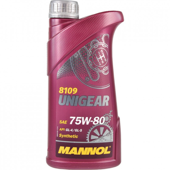 Трансмиссионное масло Mannol UNIGEAR 1л 75W-80 (MN8109-1) (242350)