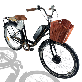 Велосипед з Е-комплектом Dorozhnik 26" Crystal 36В 500Вт 13Ah MXSUS+індикаторна ручка+Pas-ассистент 55 км запасу ходу