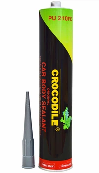 Герметик кузовной для швов CROCODILE 310 г серый (PU 210 FC)