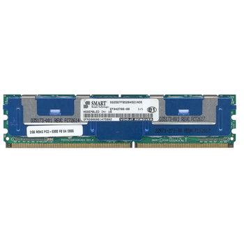 Модуль памяти для сервера Smart Modular Technologies 2Gb 2Rx4 PC2-5300F (SG2567FBD28452IAD5) БУ