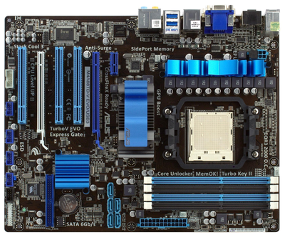 Материнская плата Asus M4A88TD-V EVO/USB3 REV: 1.05 (AMD 880G, ATX, 2*PCI-E, USB3) sAM3/sAM3+ БУ
