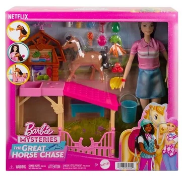 Barbie The Great Horse Chase Лялька барбі Рене ігровий набір HXJ40
