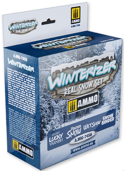 Zestaw do odtworzenia tekstury śniegu Ammo Winterizer - Real Snow Set (8432074074588)