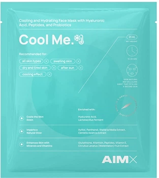Охолоджувальна маска для обличчя - AIMX Cool Me Cooling Face 25ml (1421165-29755175)