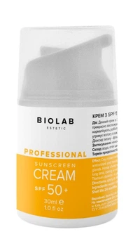 Крем із СПФ-50 для обличчя Biolab Estetic 30 мл