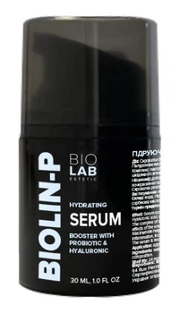 Гідруюча сироватка-бустер для обличчя Biolab Estetic з пробіотиком та гіалуроновою кислотою 30 мл