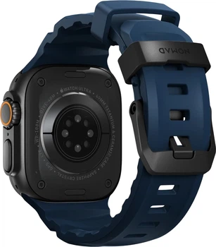 Ремінець Nomad Rocky Point Band Titanium Hardware для Apple Watch 46mm/49mm Синій (NM014827858)