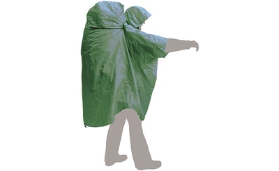 Накидка Terra Incognita PonchoBag розмір L/XL з анатомічним капюшоном водостійкість 3000 мм (99C17C310E3D)