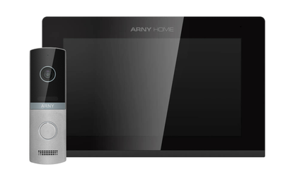 Комплект ARNY AVD-7423A Wi-Fi (AVD-742A 7'' Wi-Fi + AVP-NG230 2Мп 115°), Black + Silver