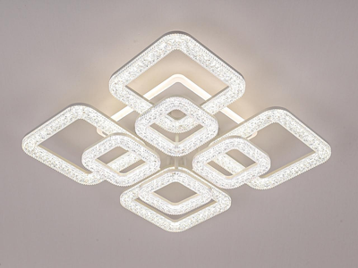 Светодиодная люстра SVLIGHT LED GLX-23515-4+4H 230W с пультом