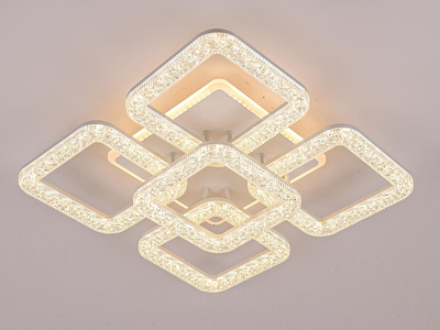 Светодиодная люстра SVLIGHT LED 23515-4+1H-L 198W с пультом