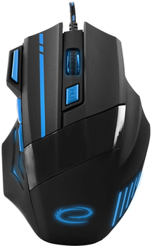 Миша Esperanza MX201 Wolf USB Black/Blue (EGM201B)