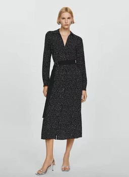 Платье женское MANGO 67025736 Черный S KL0463