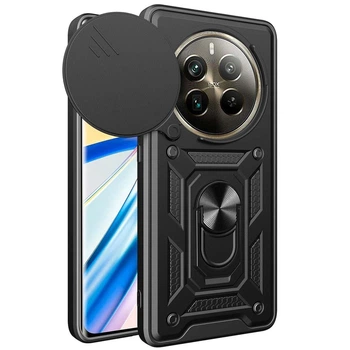 Чохол Fiji Camera Defence для Realme 12 4G (RMX3871) бампер із захистом камери та підставкою Black