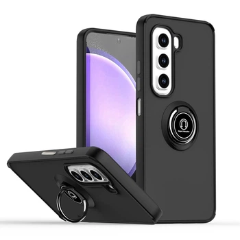 Чохол Fiji Colorframe для Infinix Hot 50 (X6882) матовий бампер з кільцем підставкою Black