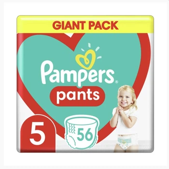 Подгузники-трусики Pampers pants 5 (12-17 кг) на 56 шт