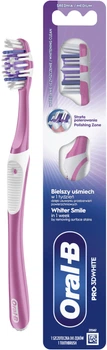 Зубна щітка Oral-B Pro 3D White Відбілювання Середньої жорсткості 1 шт (8700216459518)