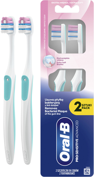 Зубная щетка Oral-B Pro-Sensitive Advanced Экстрамягкой жесткости 2 шт (8700216567916)