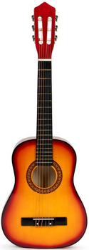 Gitara dla dzieci EcoToys duża klasyczna drewniana 6 strun (5903769979295)