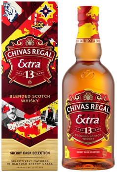 Віскі Chivas Regal Sherry Cask 13 років витримки 0.7 л 40% в подарунковій упаковці (5000299611104)