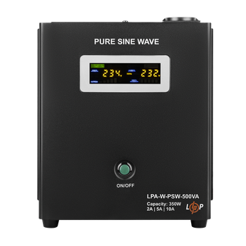 ИБП LogicPower LPA-W-PSW-500VA (350Вт) 2A/5A/10A 12В с правильной синусоидой