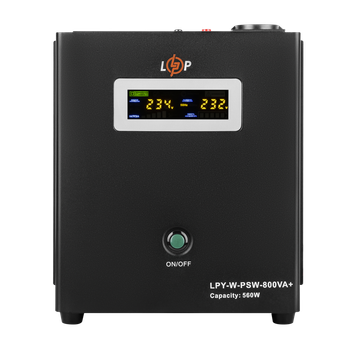 ИБП LogicPower LPY-W-PSW-800VA+ (560Вт) 5A/15A 12В с правильной синусоидой