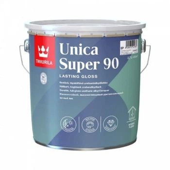 Tikkurila Unica Super 90 - Уника Супер глянцевый лак 2,7 л (Unica Super)