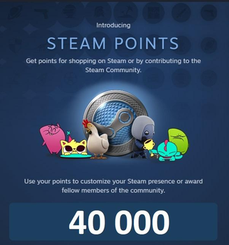 40 000 Балів Стім | Жетони | Нагороди | 40 000 Steam Points | Awards