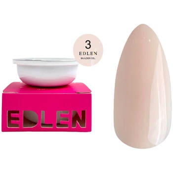 Моделюючий гель EDLEN Builder Gel №3 Змінний картридж 15 мл