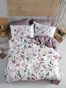 Постільна білизна La Romano Premium Satin 200×220 Delcina Berry