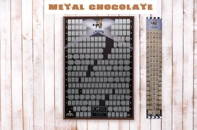 Скретч постер My Poster Cinema edition 21 century ENG рамі Metal Chocolate