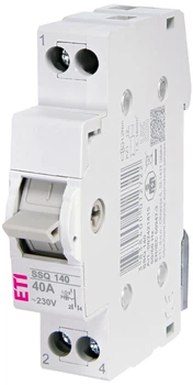 Переключатель I-0-II ETI SSQ140 1P 40А 2421415 трехпозиционный перекидной автомат для ввода резервного питания