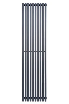 Дизайнерский радиатор ARTTIDESIGN Ancona II 1800x460 вертикальный, серый матовый