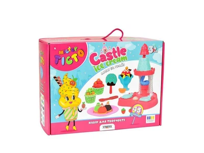 Набір для творчості STRATEG Містер тісто Castle Ice-Cream українською мовою 41030