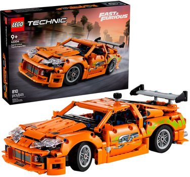 Конструктор LEGO Technic Fast and Furious Toyota Supra MK4 810 елементів (42204) 