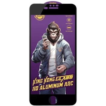 Защитное антистатическое стекло 5D Purple с полным покрытием для Apple iPhone 7 plus / iPhone 8 plus диагональ 5.5 (тех.пак)