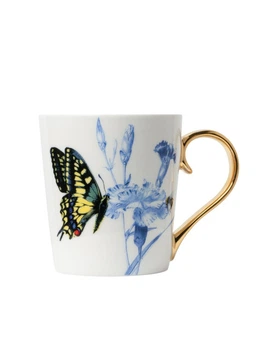 Чашка HEINEN DELFTS BLAUW Метелик біла 300 мл
