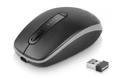 Мышь Wireless REAL-EL RM-455W Black